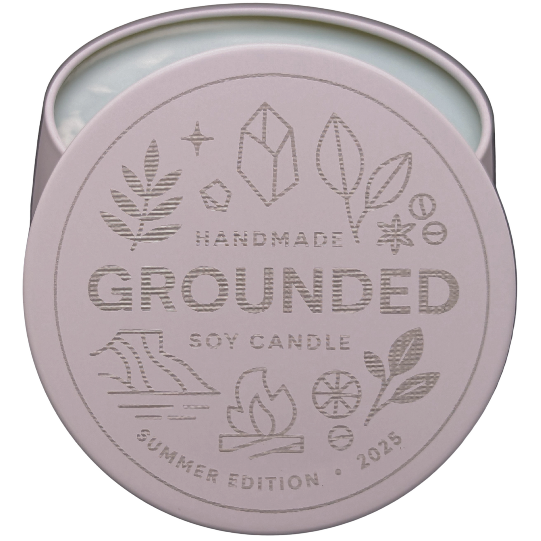 Grounded™ Tranquil Soy Candle | Calm Centered Strength – ResilScents™