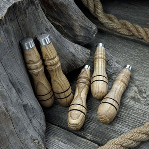 5-Piece Ash Handle Set with Rings