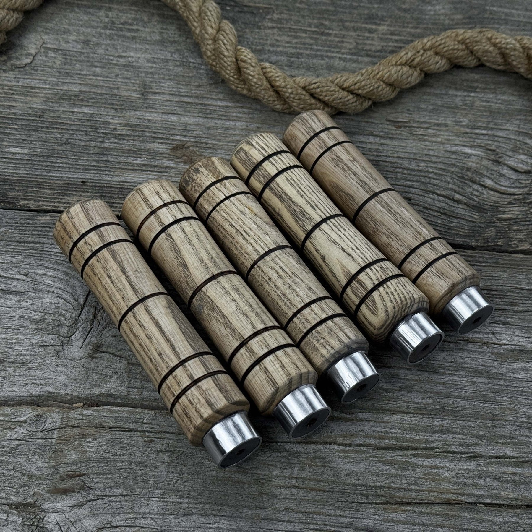 5-Piece Ash Wood Handle Set