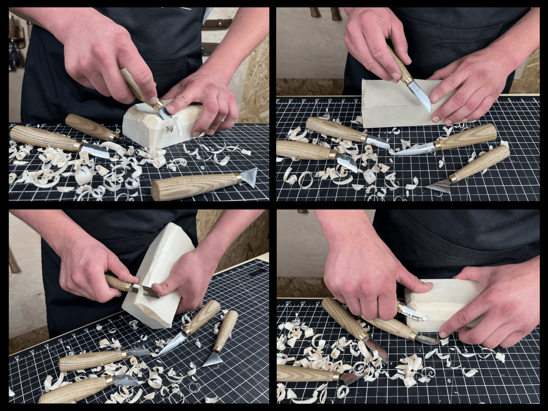 5-Piece Wood Carving Knife Set