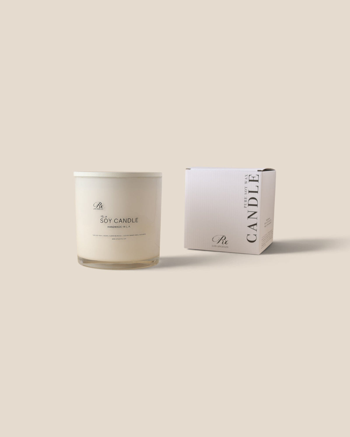 Lavender Oak Soy Wax Candle by RXLA, product photo 7 of 8