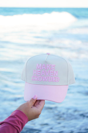 Make Heaven Crowded - Vintage Trucker Hat by KenzKustomz, Southern lifestyle apparel detail photo 13