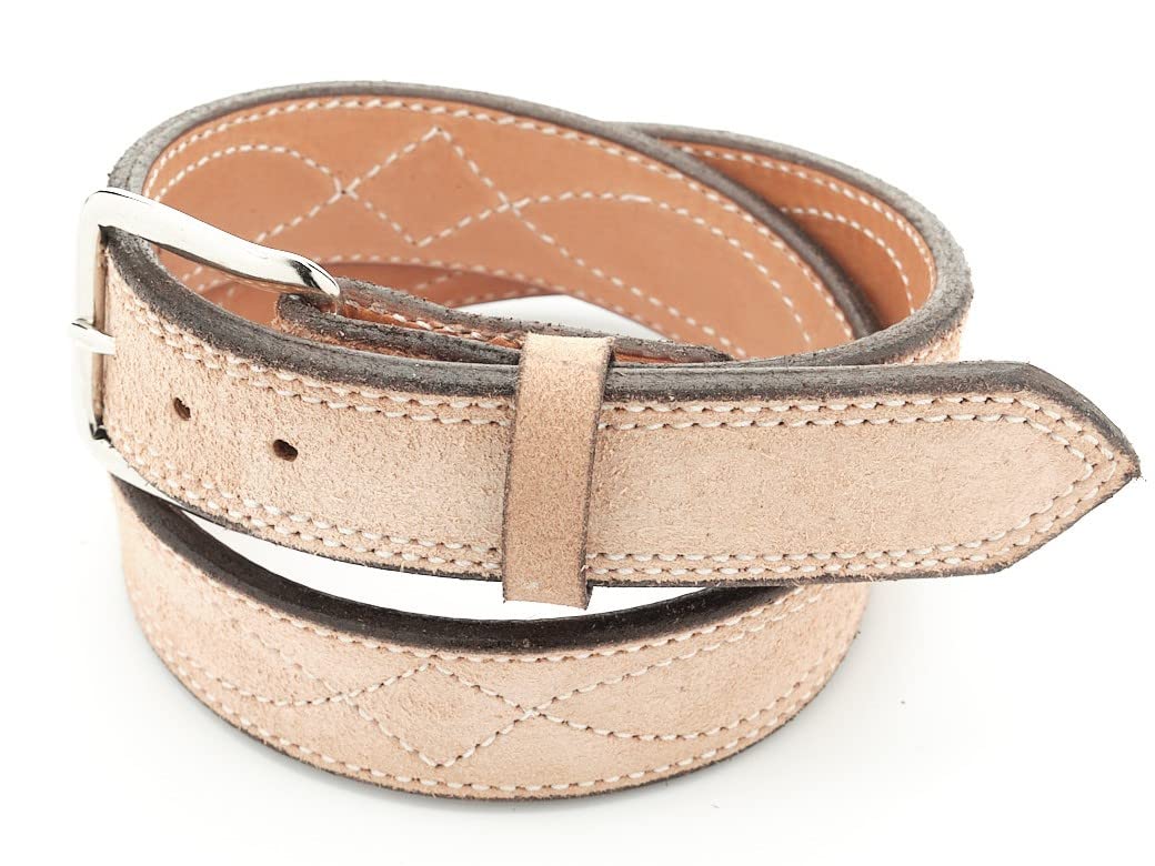 Natural Roughout Gunfighter 44 by Texas Saddlery, handmade leather goods main product photo