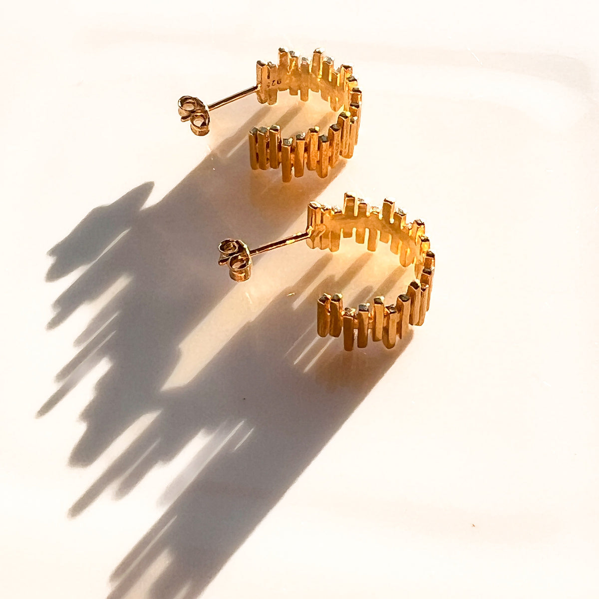 Kira Huggies | Gold Vermeil