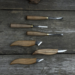 6-Piece Carving Knife, Chisel & Gouge Set