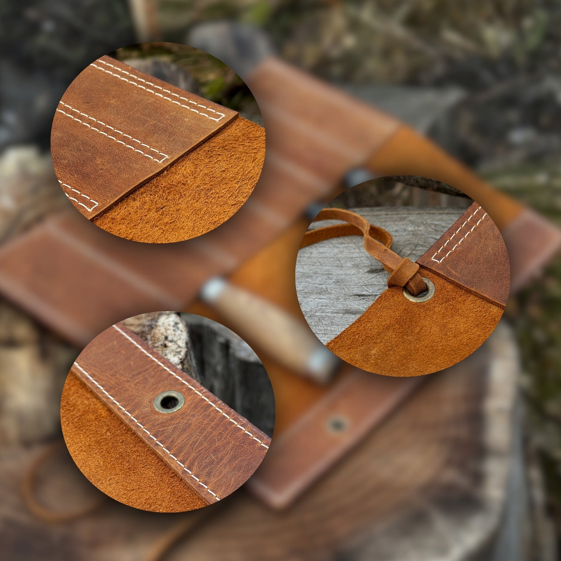 6 Pocket Leather Chisel Roll