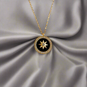 North Star Necklace | Onyx
