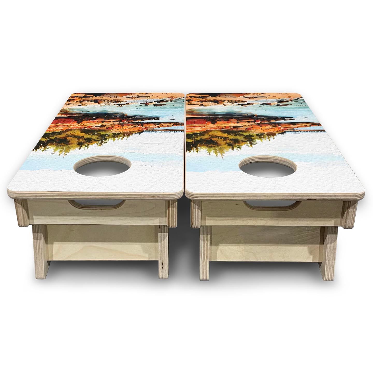 Acadia - Mini or Vacation Size Boards Cornhole Solutions