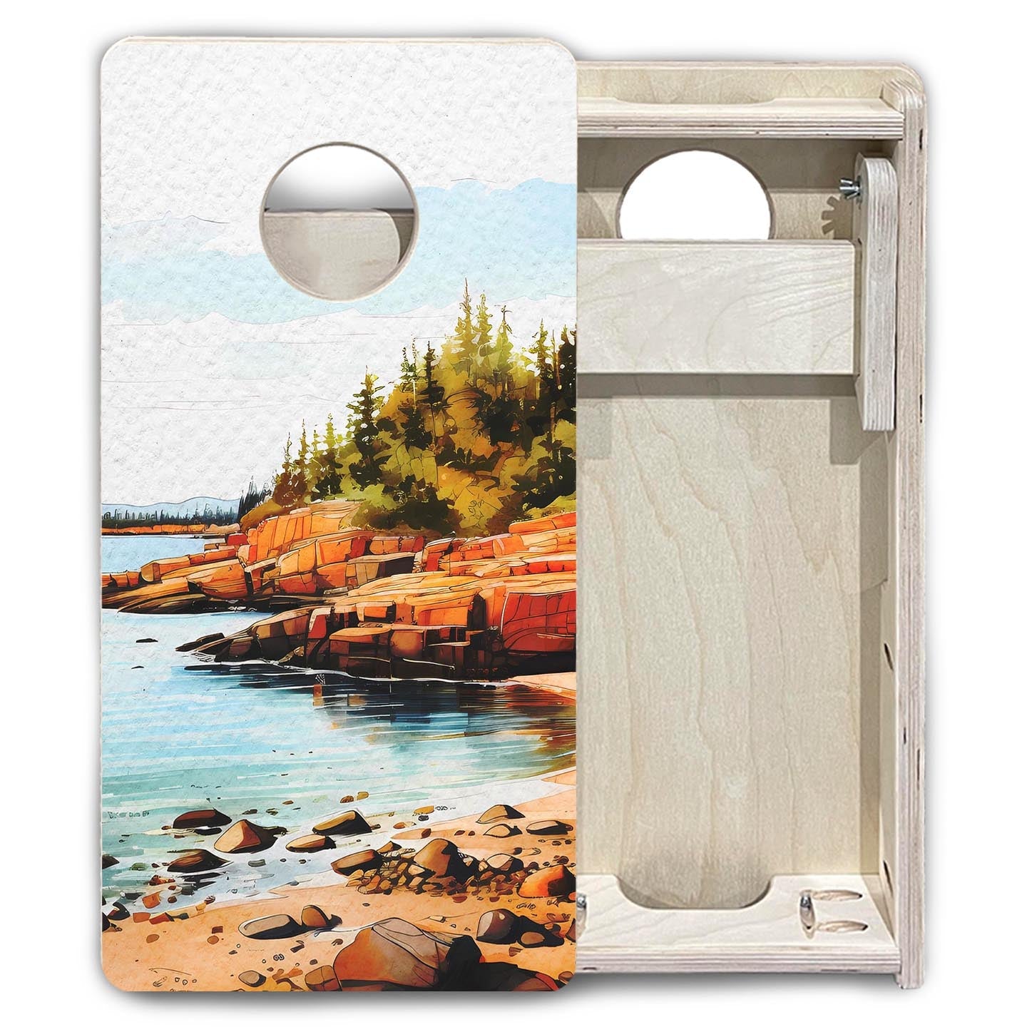 Acadia - Mini or Vacation Size Boards Cornhole Solutions