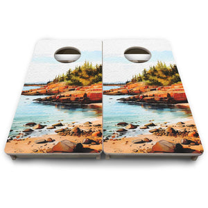 Acadia - Mini or Vacation Size Boards Cornhole Solutions