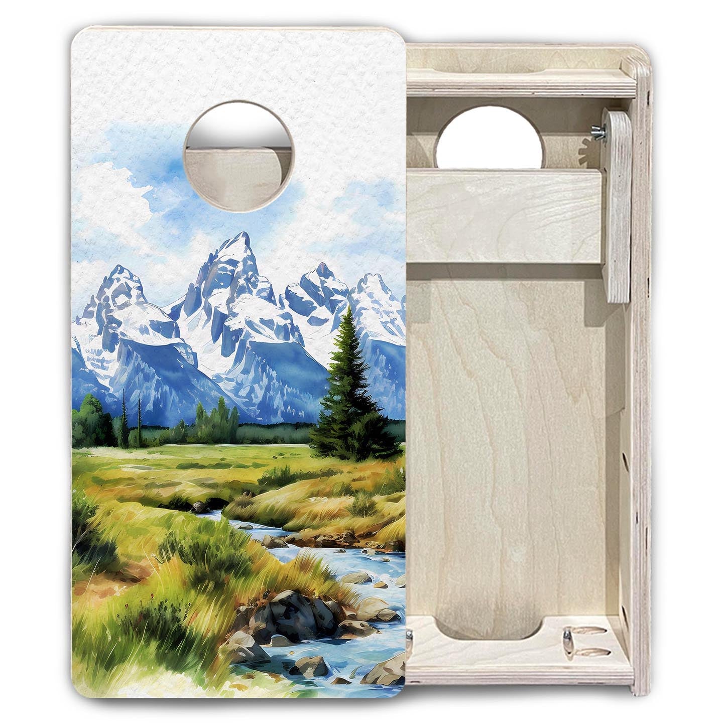 Grand Tetons - Mini or Vacation Size Boards Cornhole Solutions