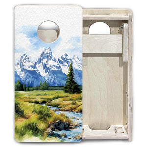 Grand Tetons - Mini or Vacation Size Boards Cornhole Solutions