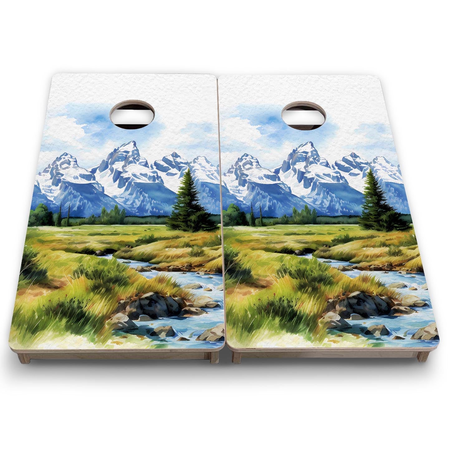 Grand Tetons - Mini or Vacation Size Boards Cornhole Solutions