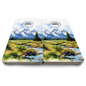 Grand Tetons - Mini or Vacation Size Boards Cornhole Solutions