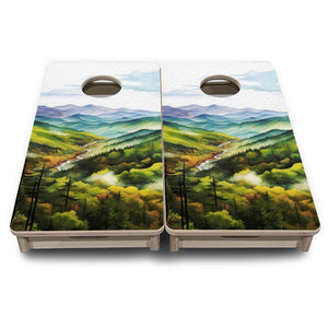 Smoky Mountains - Mini or Vacation Size Boards Cornhole Solutions