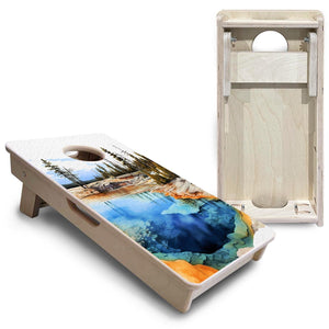 Yellowstone - Mini or Vacation Size Boards Cornhole Solutions