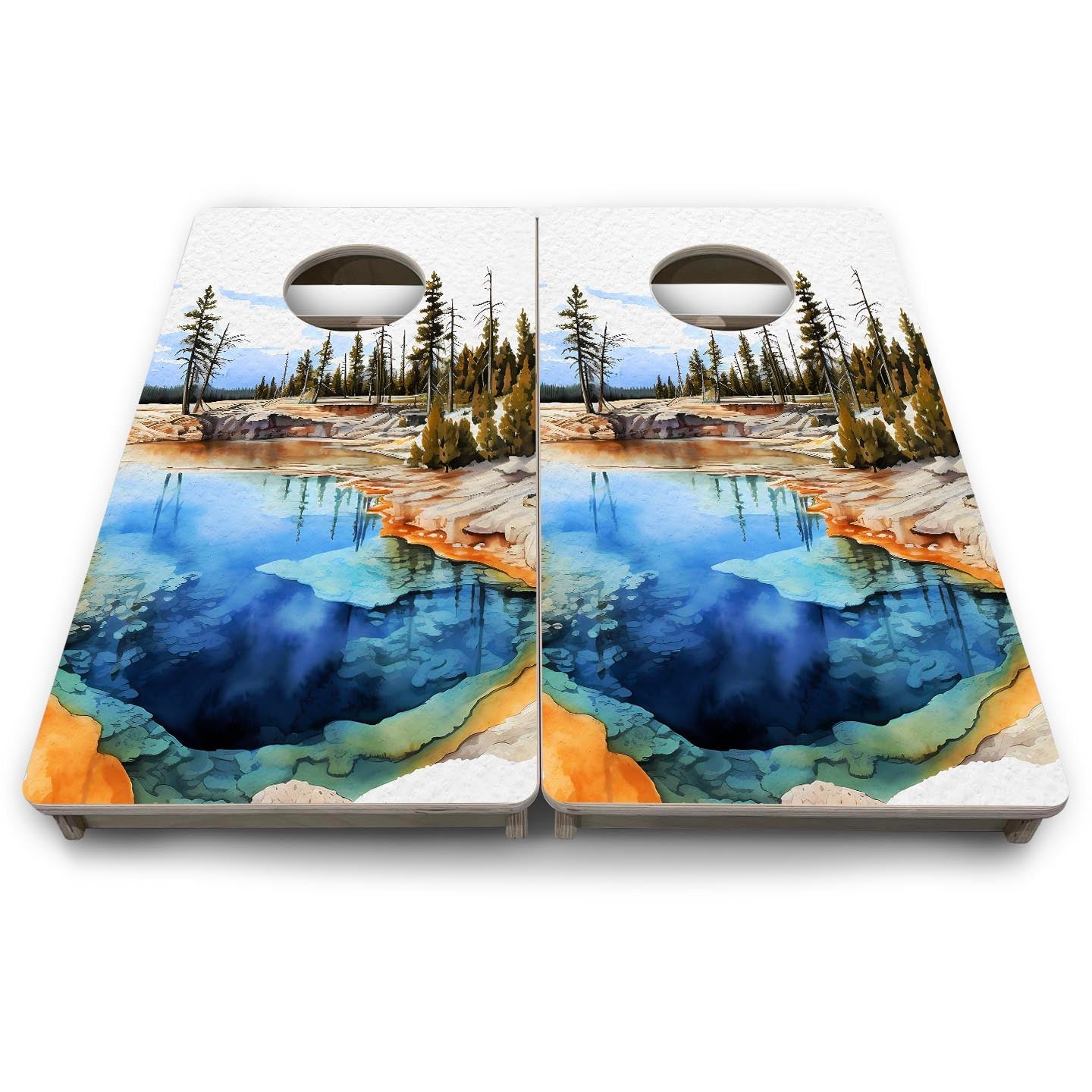 Yellowstone - Mini or Vacation Size Boards Cornhole Solutions