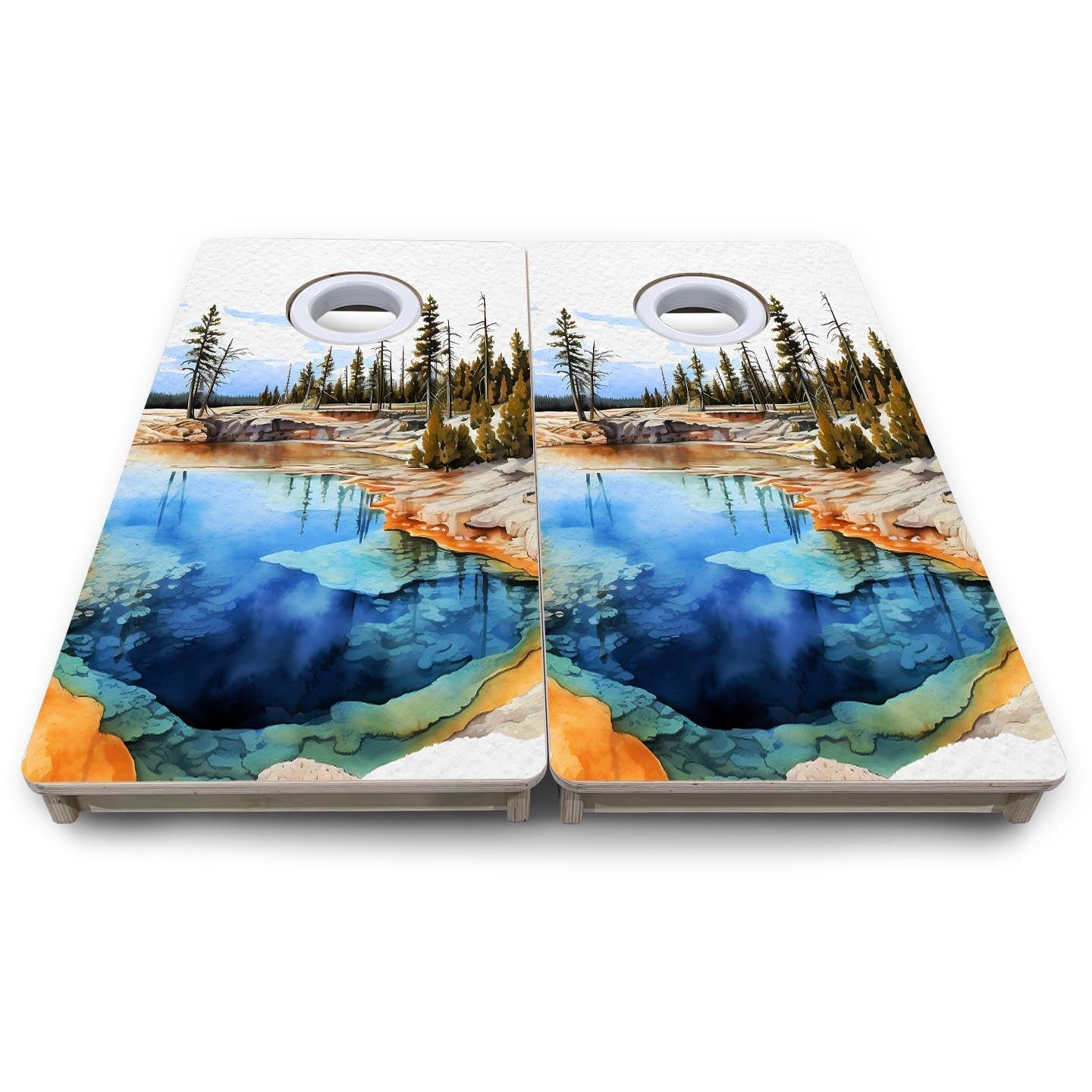 Yellowstone - Mini or Vacation Size Boards Cornhole Solutions