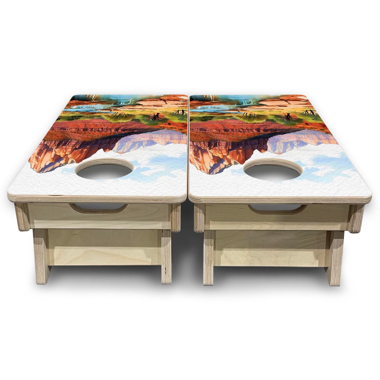 Zion - Mini or Vacation Size Boards Cornhole Solutions