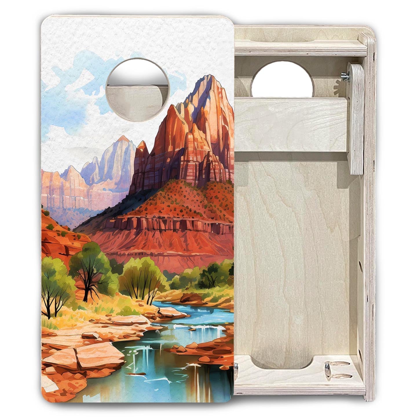 Zion - Mini or Vacation Size Boards Cornhole Solutions