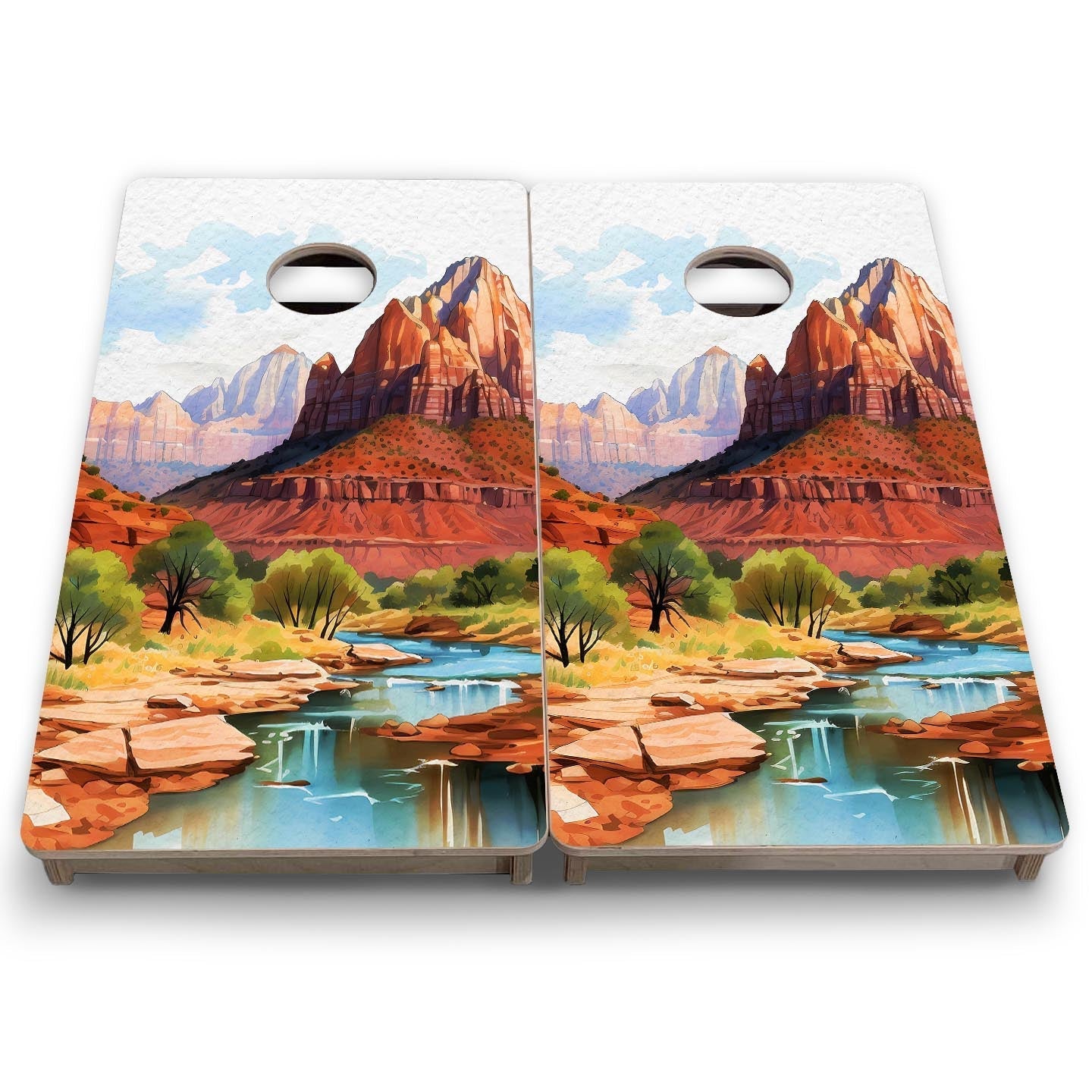 Zion - Mini or Vacation Size Boards Cornhole Solutions
