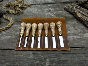 7-Piece Leather Edge Skiver Set