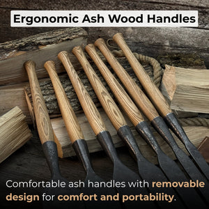 7-Piece Long Timber Framing Chisel Set