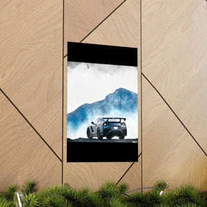 Nissan GTR water color Matte Vertical Posters