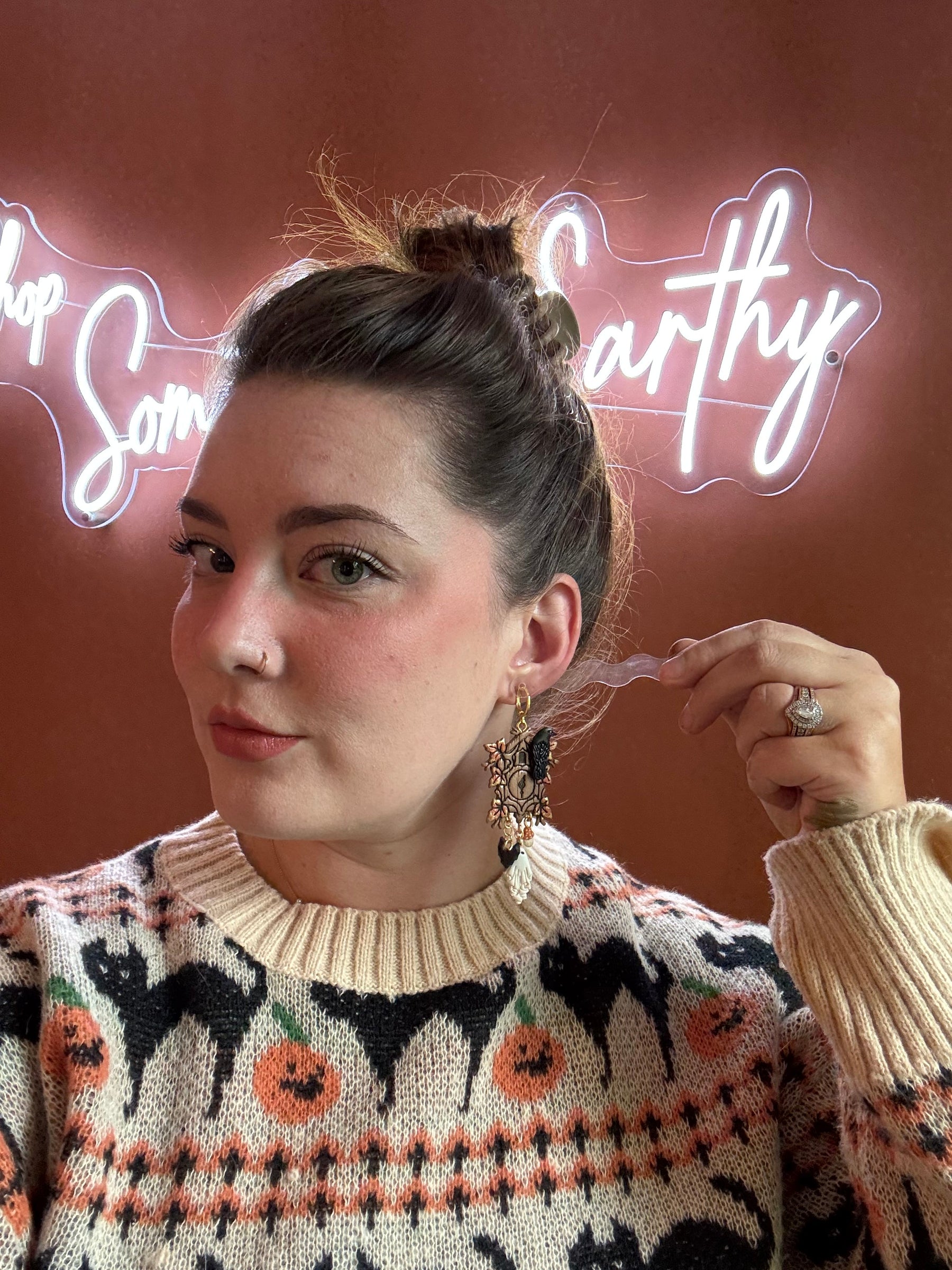 Autumn Cuckoo Earrings