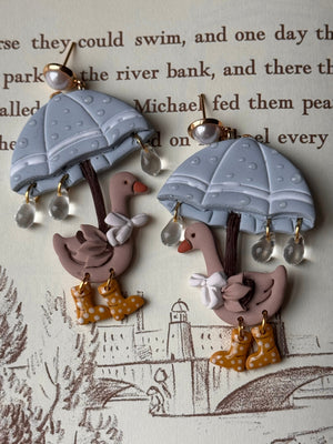 Rainy Day Ducks, Brown Duck