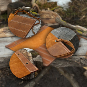 8 Pocket Leather Chisel Roll