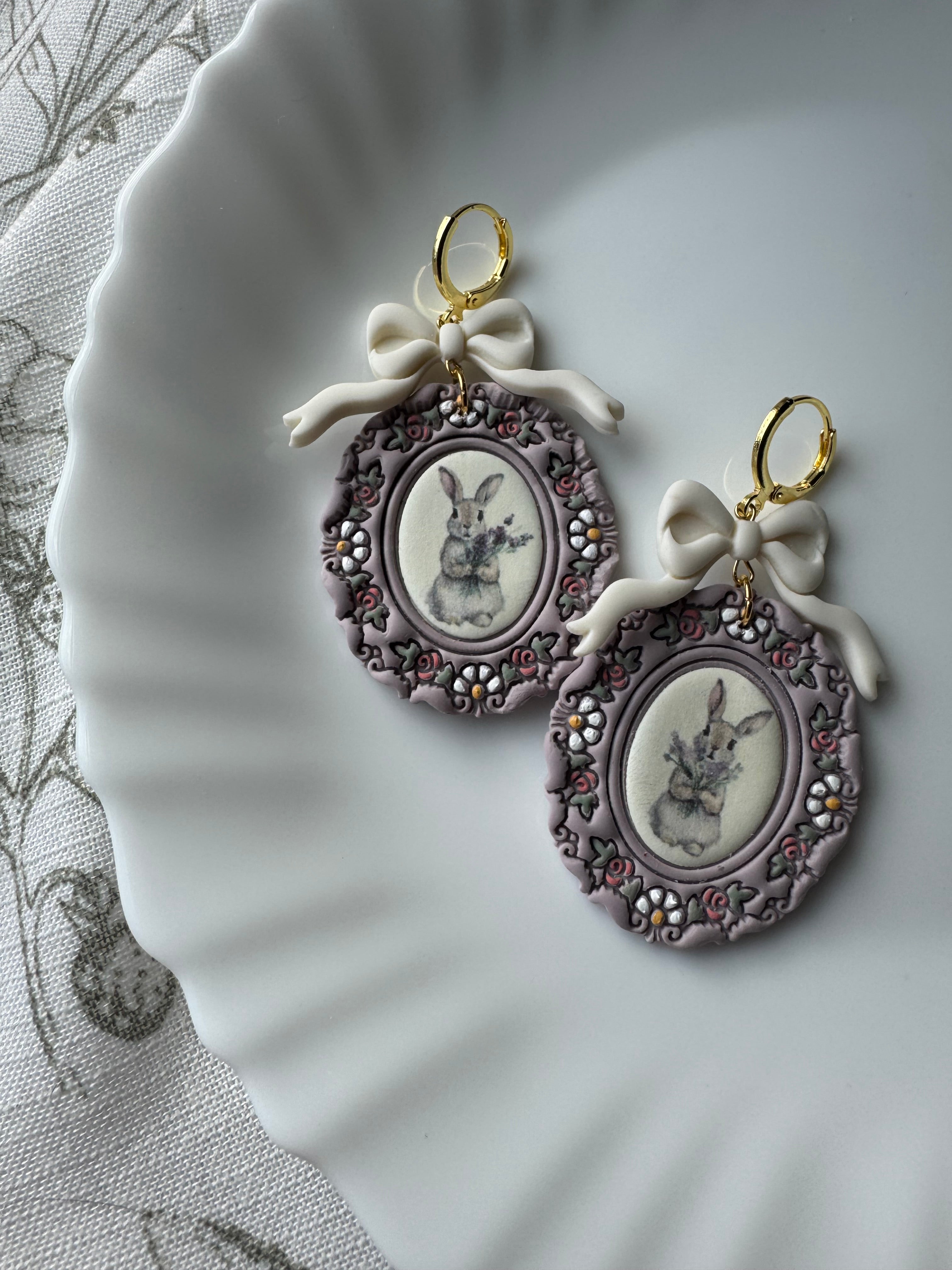 Lavender Bunny Frames