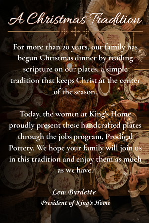 Prodigal Pottery Ceramic O Holy Night Plate — product view 5