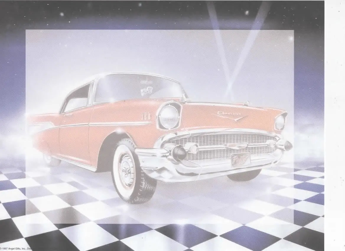 Personalized Name Meaning Gift: Classic 1957 Chevy. Custom Name Origin Art for Him & Her at Main Street Collective