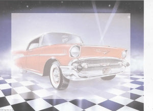 Personalized Name Meaning Gift: Classic 1957 Chevy. Custom Name Origin Art for Him & Her at Main Street Collective
