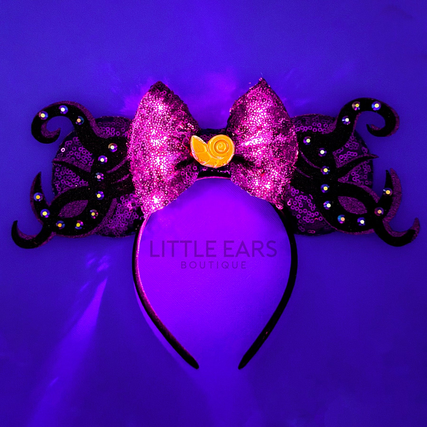 Light Up Sea Witch Ears by Little Ears Boutique, travel planning service main product photo