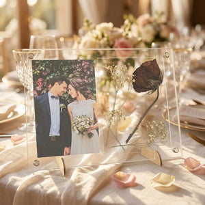 Wedding Picture Frame - Add Your Own Pressed Flowers