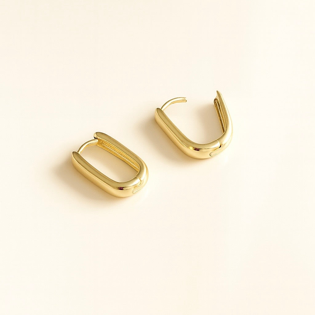 Mini U Hoop Earrings