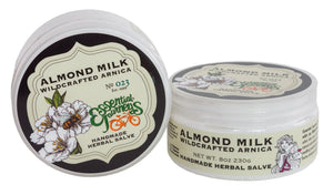 Essential Journeys Almond Milk Wildcrafted Arnica Herbal Salve 8 oz jar