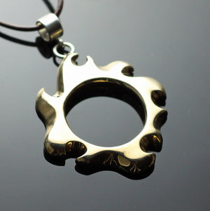 Bronze Sun & Waves Pendant-BRP1042