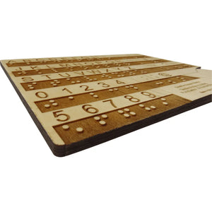 Advanced Braille Alphabet Number and Punctuation Learning Board Creative Escape Rooms