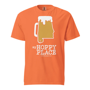 Alabama Beer Mug Tee - My Hoppy Place - COMFORT COLORS BRAND TEE Drink Beer Gear