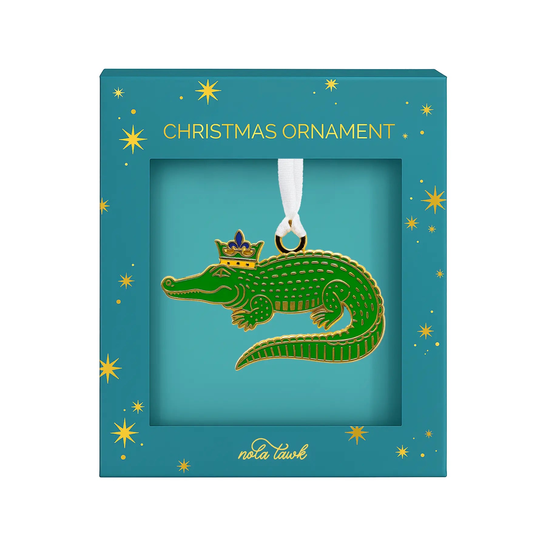 Alligator Enamel Ornament Nola Tawk