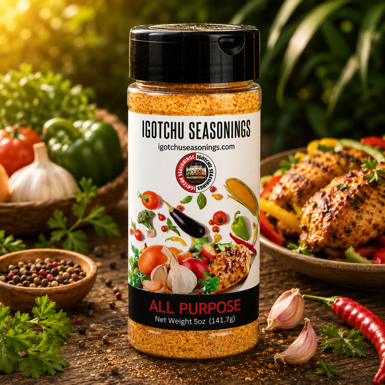 Igotchu All Purpose seasoning by Igotchu Seasonings, Southern food gift main product photo