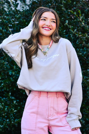 Amen Sand Sweatshirt Southern Bliss Company
