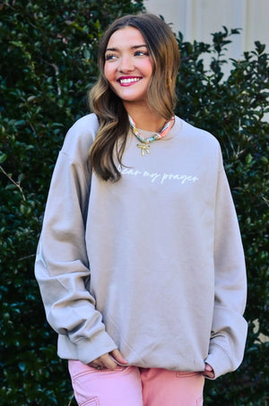 Amen Sand Sweatshirt Southern Bliss Company