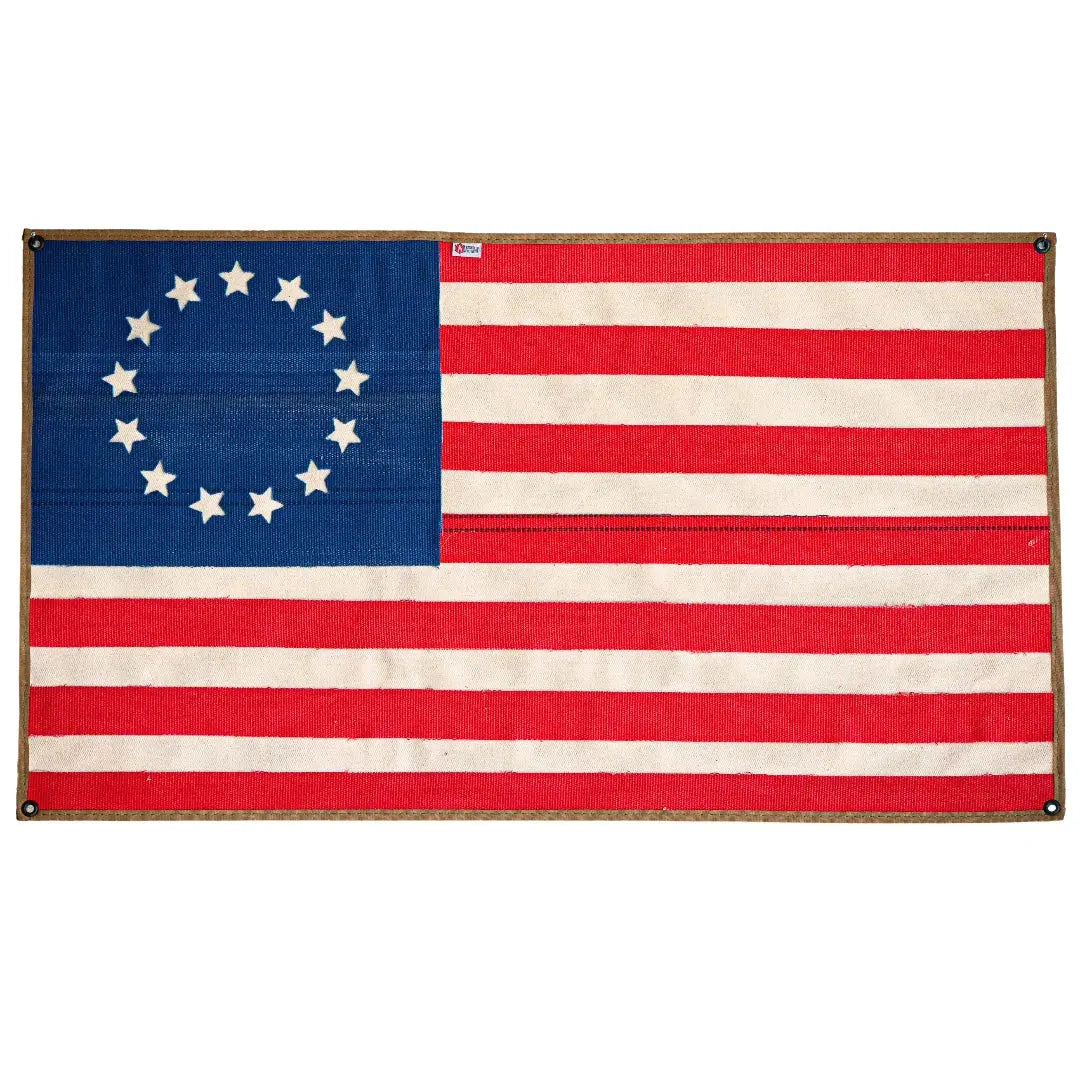 American Flag - Fire Hose - Betsy Ross Recycled Firefighter