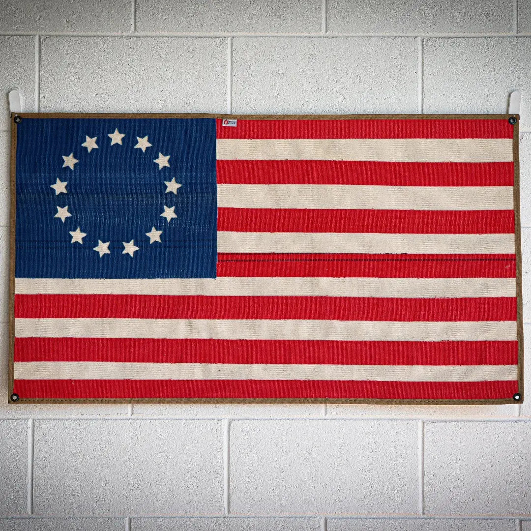 American Flag - Fire Hose - Betsy Ross Recycled Firefighter