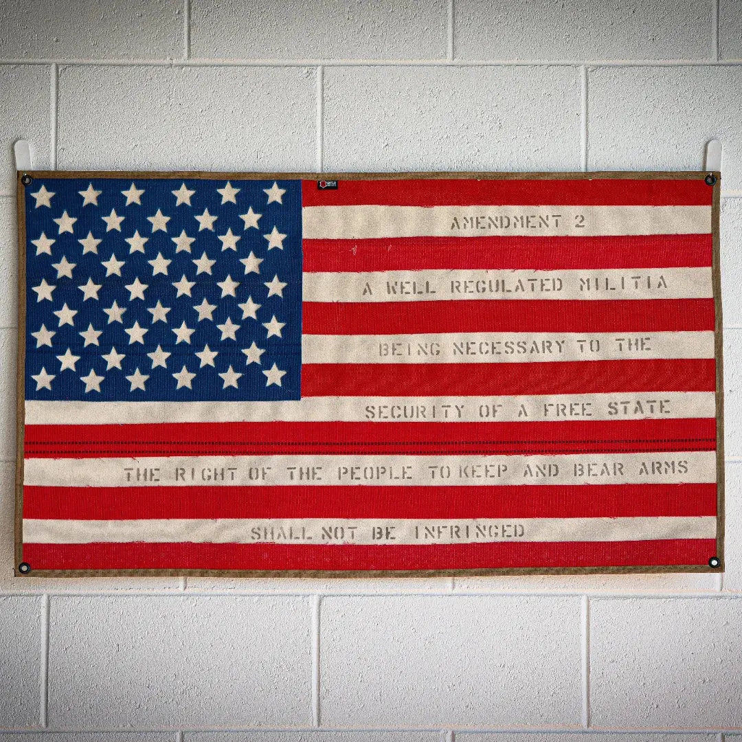 American Flag - Fire Hose - Second Amendment Recycled Firefighter