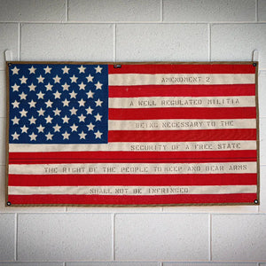 American Flag - Fire Hose - Second Amendment Recycled Firefighter
